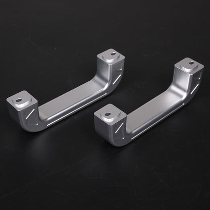 Silver Interior A-Pillar Grab Handle Trim Frame For Nissan Titan 2016-2023 5