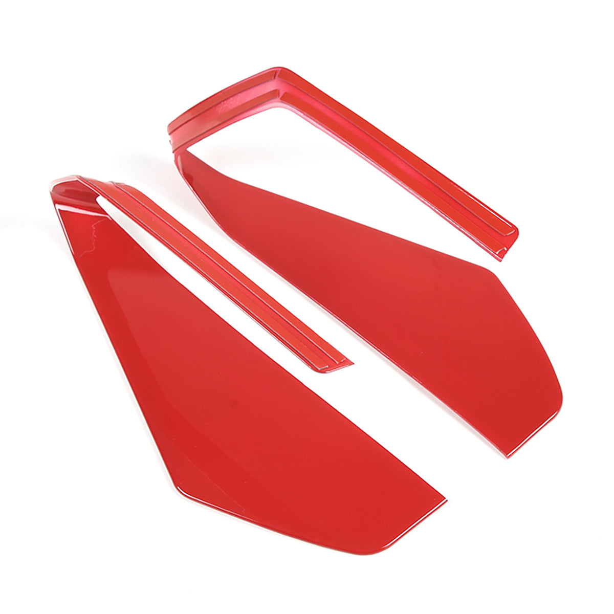 Red Front Side Air Intake Vent Grille Cover Trim For Corvette C8 20-25 US 8