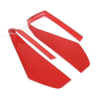 Red Front Side Air Intake Vent Grille Cover Trim For Corvette C8 20-25 US 8