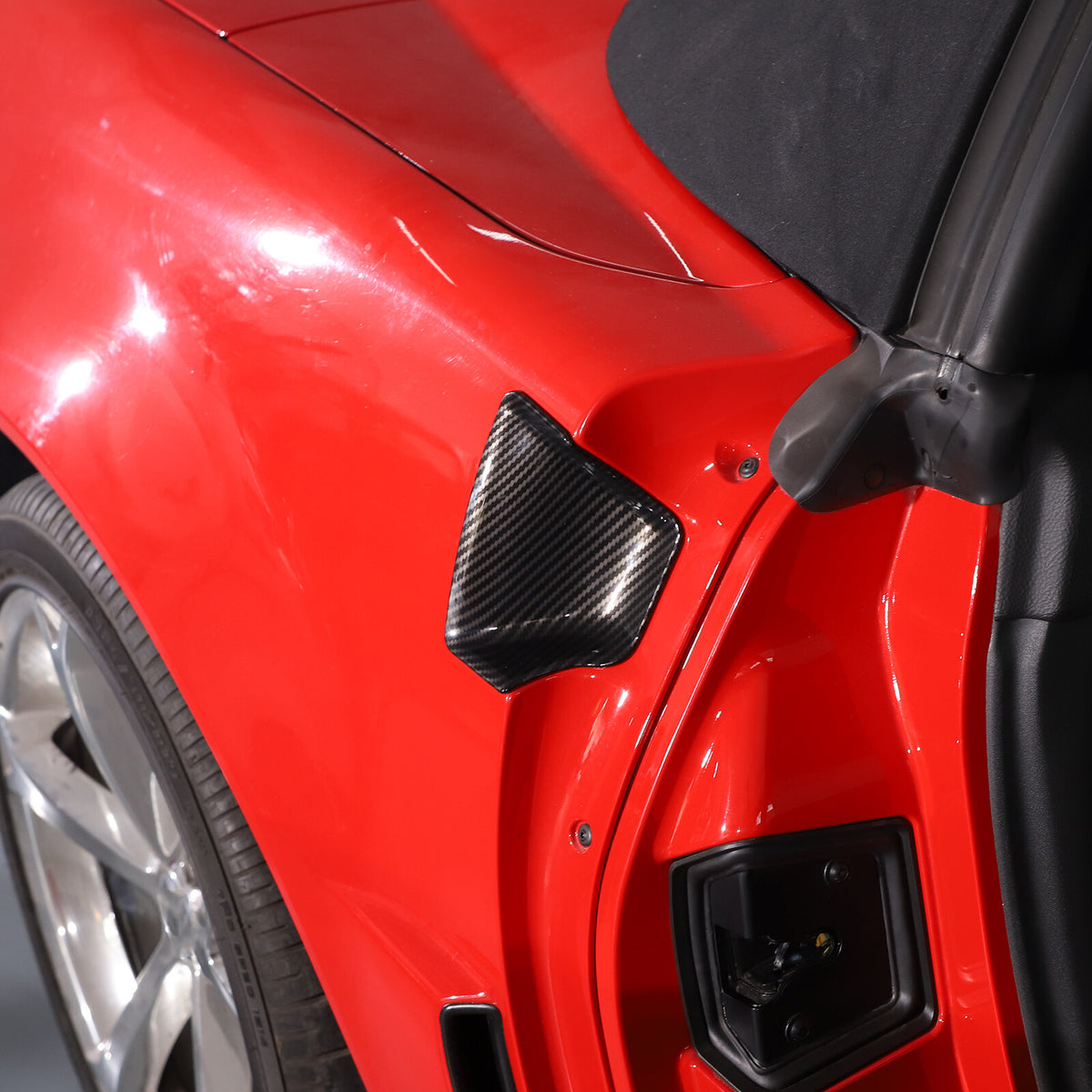 ABS Carbon Fiber Interior Exterior Cover Trim Kit For Corvette C6 2005-2013 180
