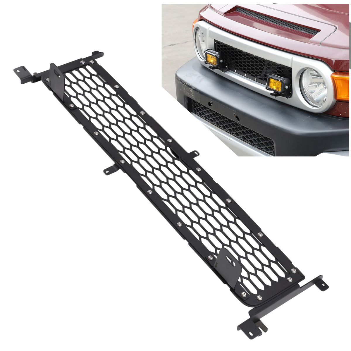 Steel Front Grille Light Mount Bracket For Toyota FJ Cruiser 2007-2021 US 12