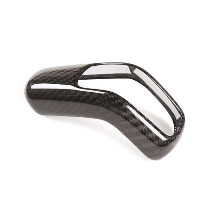 For Land Rover Defender 110 2020-21 Real Carbon Fiber Gear Shift Head Cover Trim 9