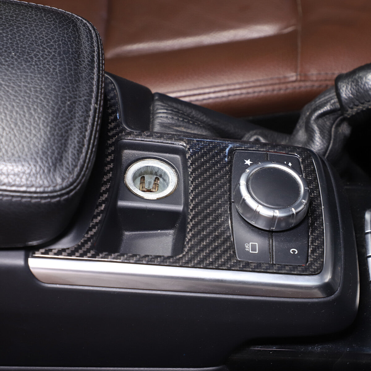 Dry Carbon Fiber Center Mode Switch Panel Trim Cover For Benz G Class W463 12-18 10