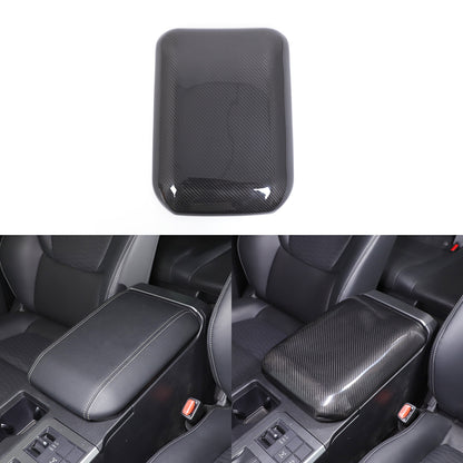 Real Carbon Fiber Center Armrest Box Trim For Toyota Land Cruiser LC250 24+ 4