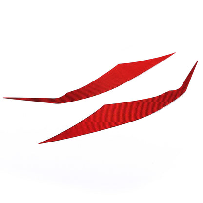 Red Carbon fiber Rear Bumper Air Intake Panel Trim Sticker For Corvette C8 20-26 12
