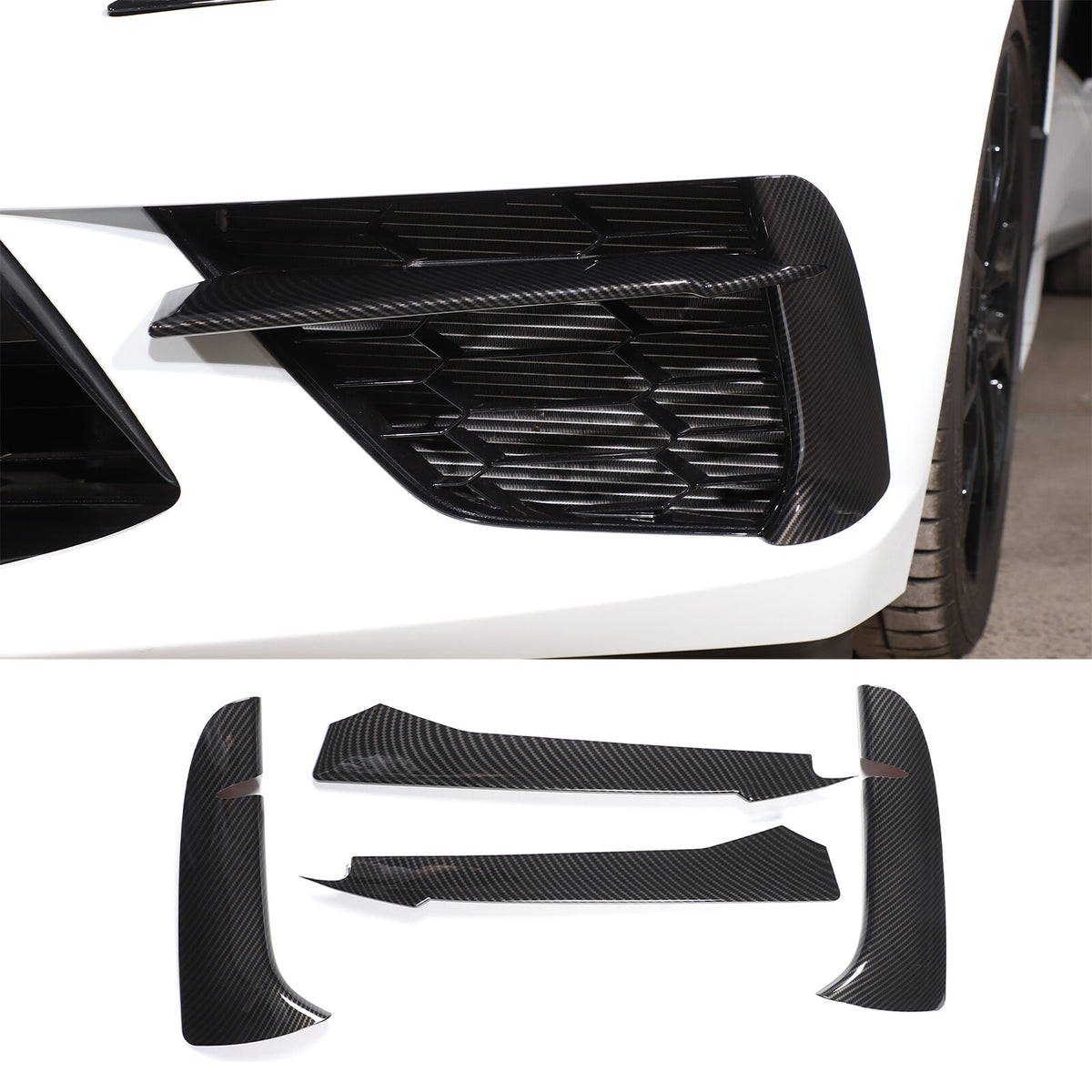 Car Exterior Decoration Cover Trim Kit Accessories For Corvette C8 Convertible - Styles 1-5 36