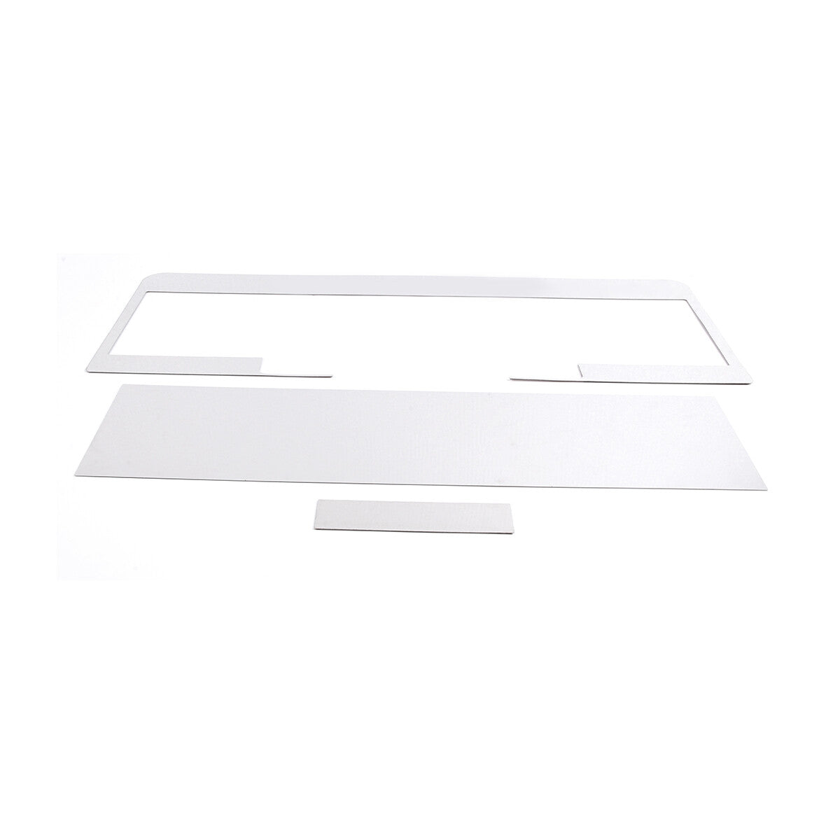 Silver Chrome Steel Metal License Plate Frame Trim For Hummēr H2 2003-2009 US 10