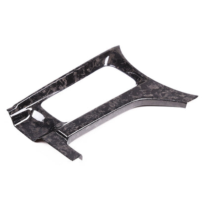 Forged Real Carbon Fiber Multimedia Panel Trim Cover For Mazda MX-5 2016+ 16