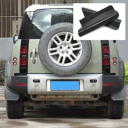 Real Carbon Fiber Rear Bumper Side Taillight Lower Trim For LR Defender L663 20+ 7