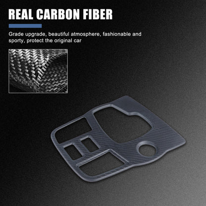 Matte Real Carbon Fiber Gear Shift Indicator Trim For Jaguar F-TYPE X152 2013+ 5