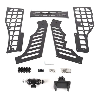 Center Molle Panel Digital Device Mount Clip For Nissan Frontier D40 2009-2017 2