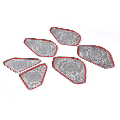 S. Steel Door Speaker A pillar Cover Mesh Trim For LR Range Rover Vogue 2022-23 14
