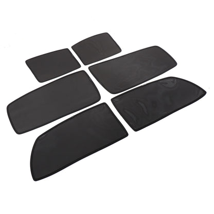 Black Window Screen Sun Shade Mesh Cover Windshield for Toyota Tundra 2007-2021 10
