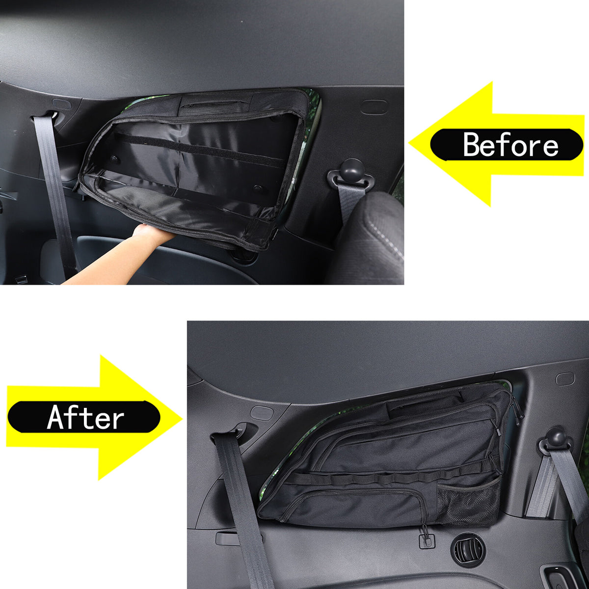Car Trunk Left Side Window Storage Bag Tool Bag For Honda Pilot 2016-22 8
