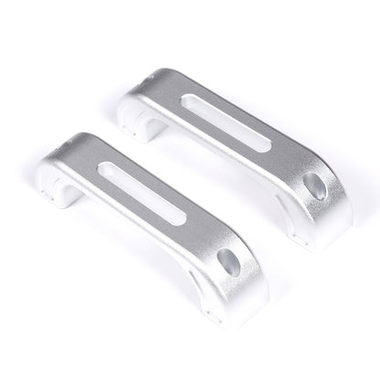 Silver Hollow Inner Door Handle Grab Handle Trim For Land Rover Defender 2004-18 17
