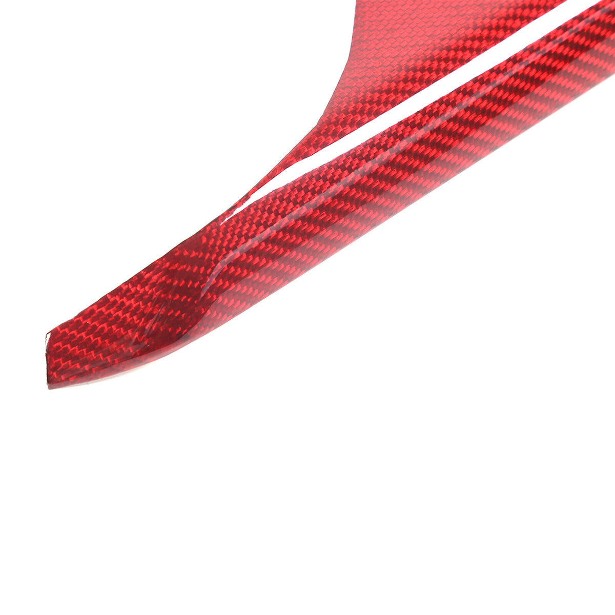 Red Real Carbon Fiber Door Armrest Panel Trim For Corvette C8 Convertible Coupe 14