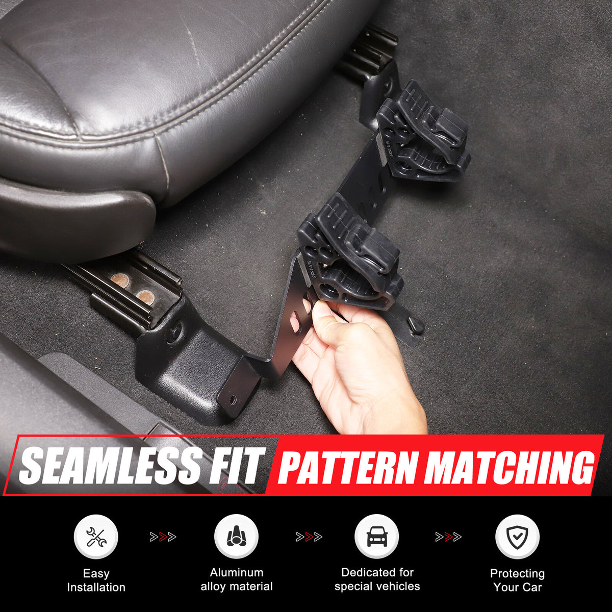 Passanger Side Under Seat Flashlight Holder Bracket Mount For Corvette C6 05-13 17