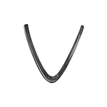 Real Carbon Fiber V-Shape Grille Cover Trim For Alfa Romeo Giulia 2017-2021 16