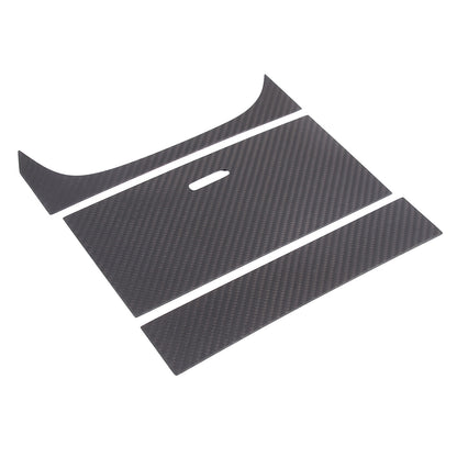 Matt Real Carbon fiber Water Cup Holder Panel Cover Trim For Jaguar F-TYPE 2013+ 19