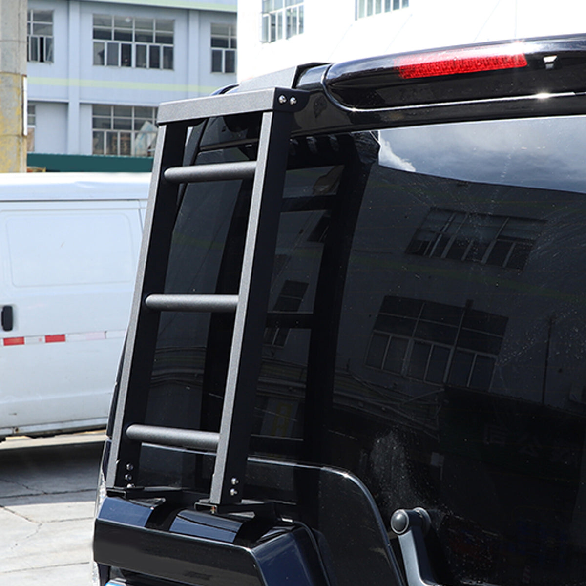 For Land Rover Discovery 3 4 LR3 LR4 L319 Rear Roof Rack Climbing Ladder 15