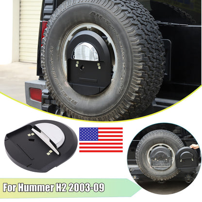 Carbon Fiber Spare Tire License Plate Bracket OE:25782333 For Hummer H2 03-09 US 1
