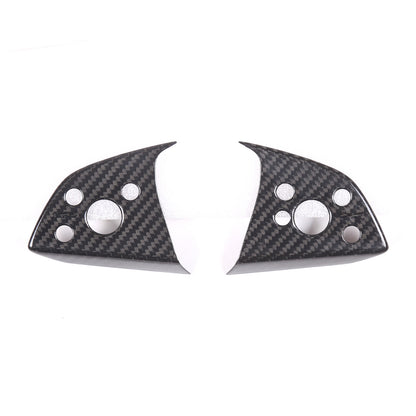 Real Dry Carbon Fiber Center Console Interior Trim Cover For Tesla Model 3 2023+ 65