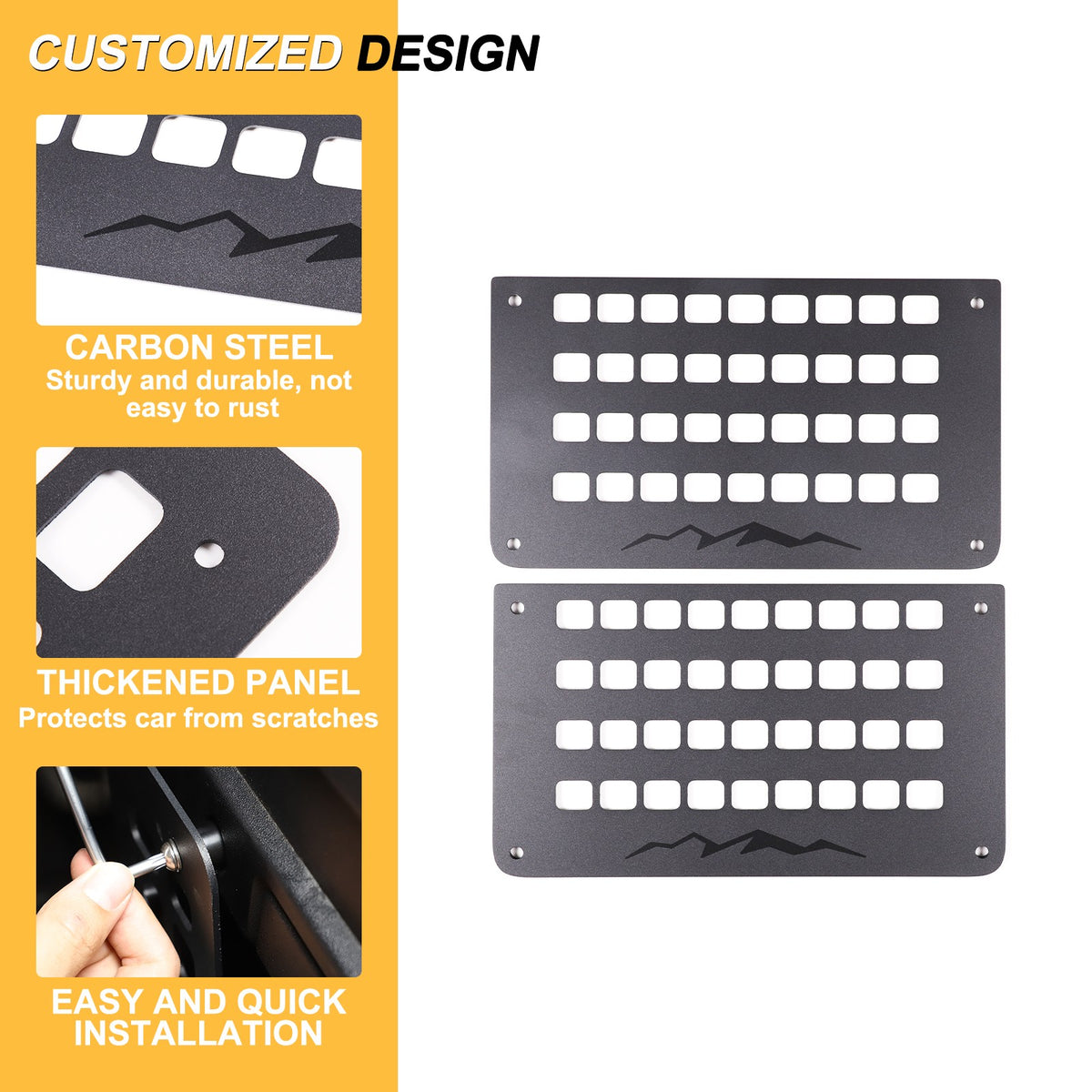 Cargo Side Tactical Divider Panels For Honda Passport 2026+ (OE:08Z03-3BM-100) 3