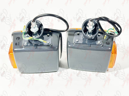 Toyota Genuine Land Cruiser FJ40 BJ40 Front Turn Signal Lights Lamp LH & RH OEM 9