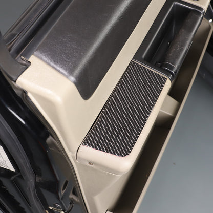 Carbon Fiber Interior Door Armrest Panel Trim Sticker For Hummer H2 2003-09 1