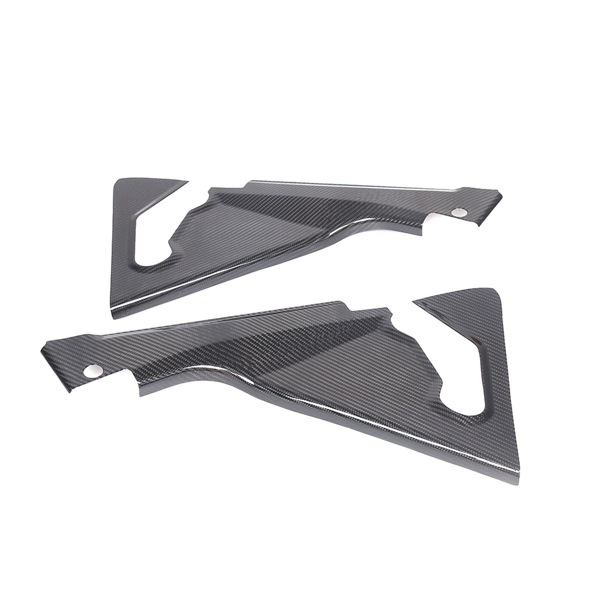 Real Carbon Fiber Engine Bay Tank Panel Cover Frame Trim For Corvette C8 2020-26 - Styles 6-10 48