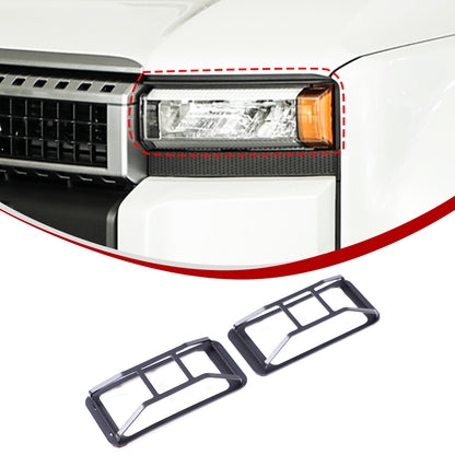 Steel Front Fog Light Lamp Cover Trim Ring For Toyota Land Cruiser LC250 24+ 7