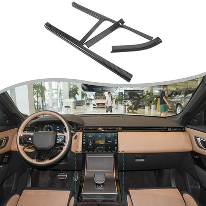 Carbon Fiber ABS Center Console Side Trim For LR Range Rover Velar L560 2024+ 8