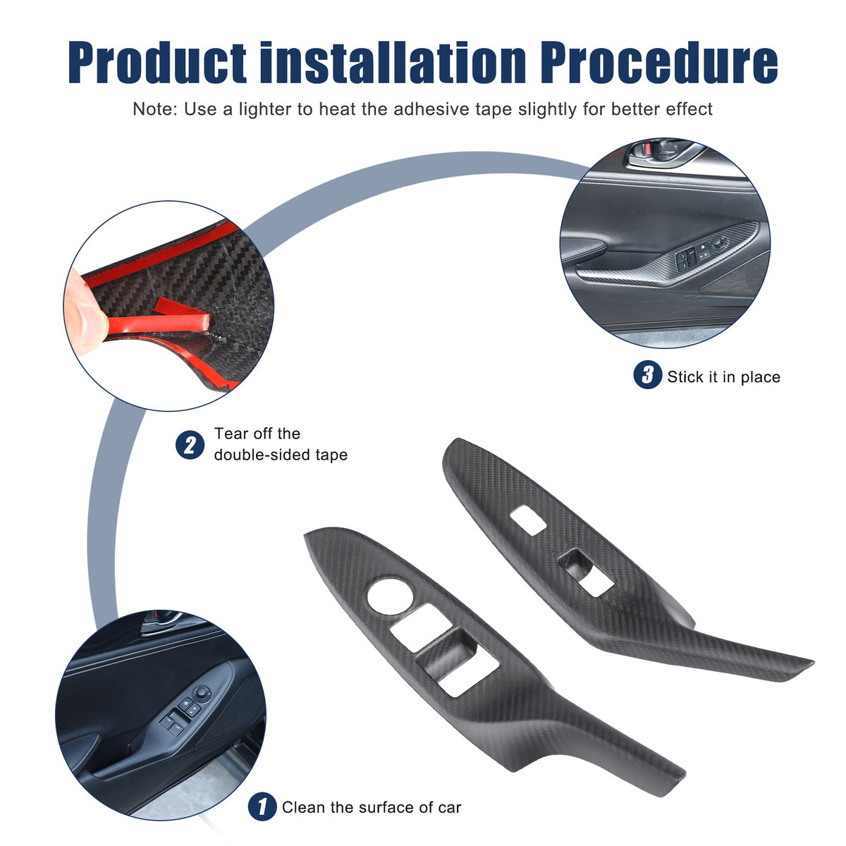 Matte Real Dry Carbon Fiber Interior Full Trim For Mazda MX-5 Miata 2016-2026 52