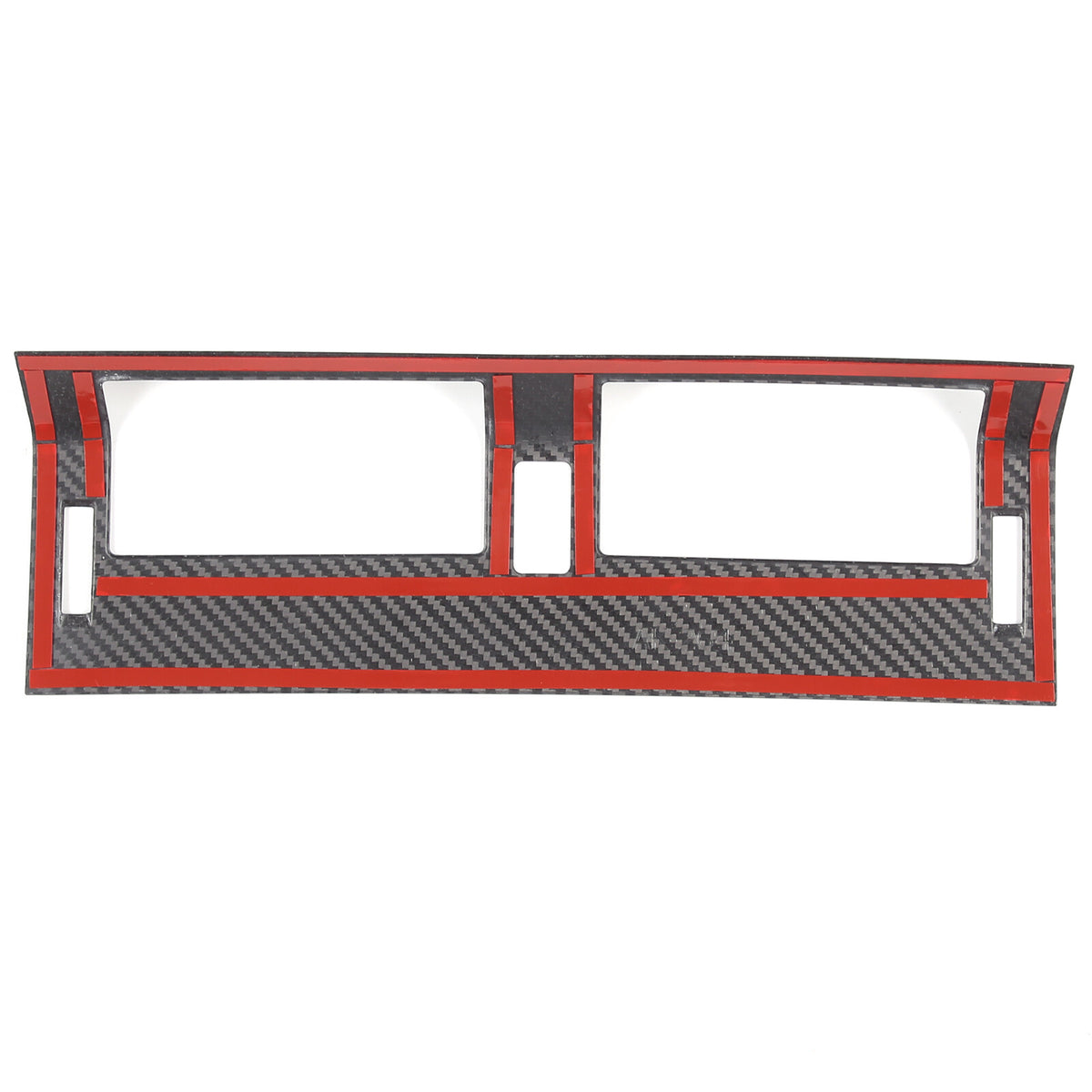 Matte Real Carbon Fiber Center Console Air Vent Trim Cover For LR Defender 20-24 5