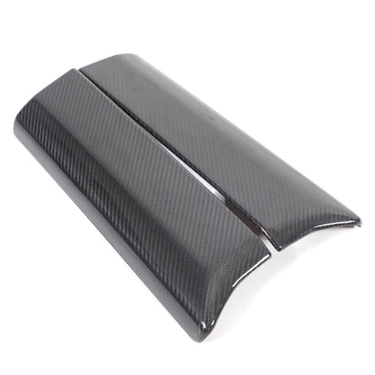 Real Carbon Fiber Center Console Armrest Box Cover Trim For BMW 5 Series G60 24+ 6