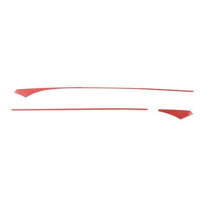 Carbon Fiber Inner Door Panel Waistline Trim Sticker For Corvette C6 2005-13 US 13