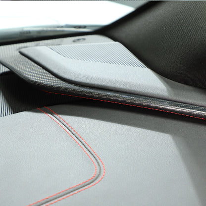 Real Carbon Fiber Console Side Dashboard Trim L Strip For Corvette C8 20-25 US 8