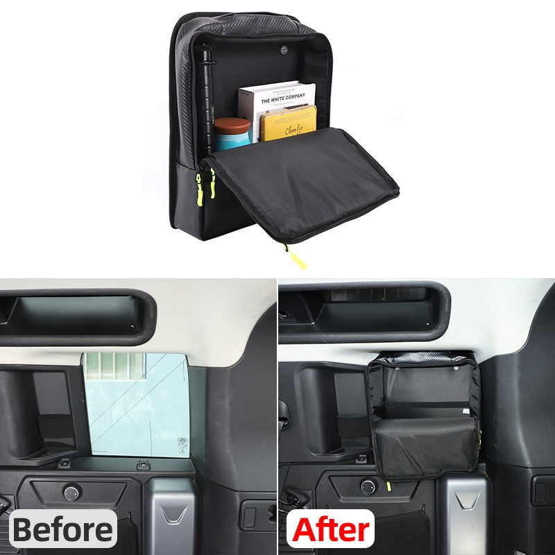 Carbon Fiber Pattern Trunk Right Side Window Bag For LR Defender 110 L663 2020+ 24