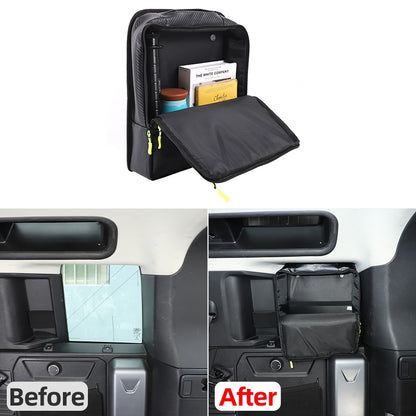 Carbon Fiber Pattern Trunk Right Side Window Bag For LR Defender 110 L663 2020+ 24