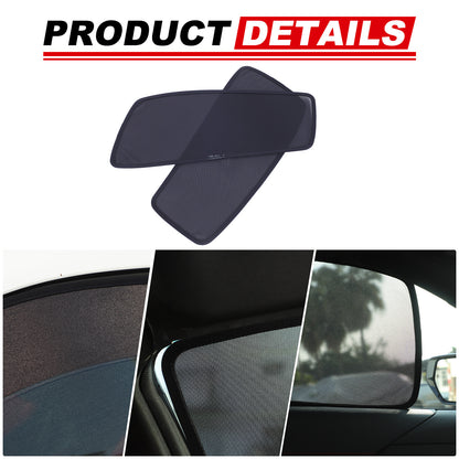 Car Front Window Screen Sun Shade Mesh Cover For Corvette C8 2020-26 9