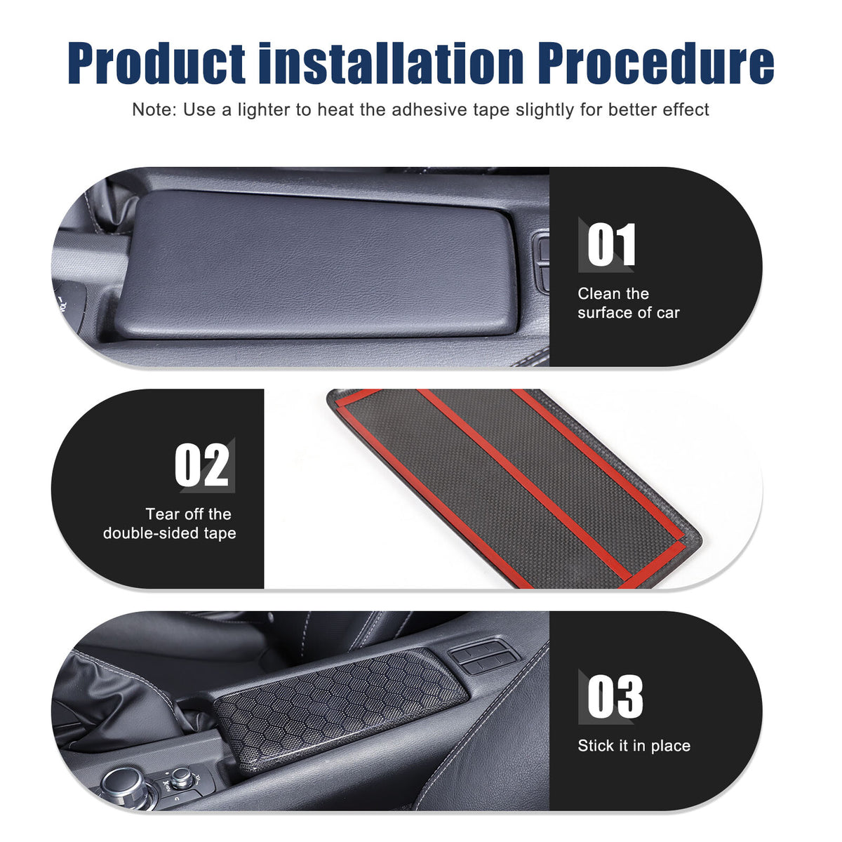 Real Honeycomb Carbon Fiber Center Armrest Box Cover Trim For Mazda MX-5 2016+ 3