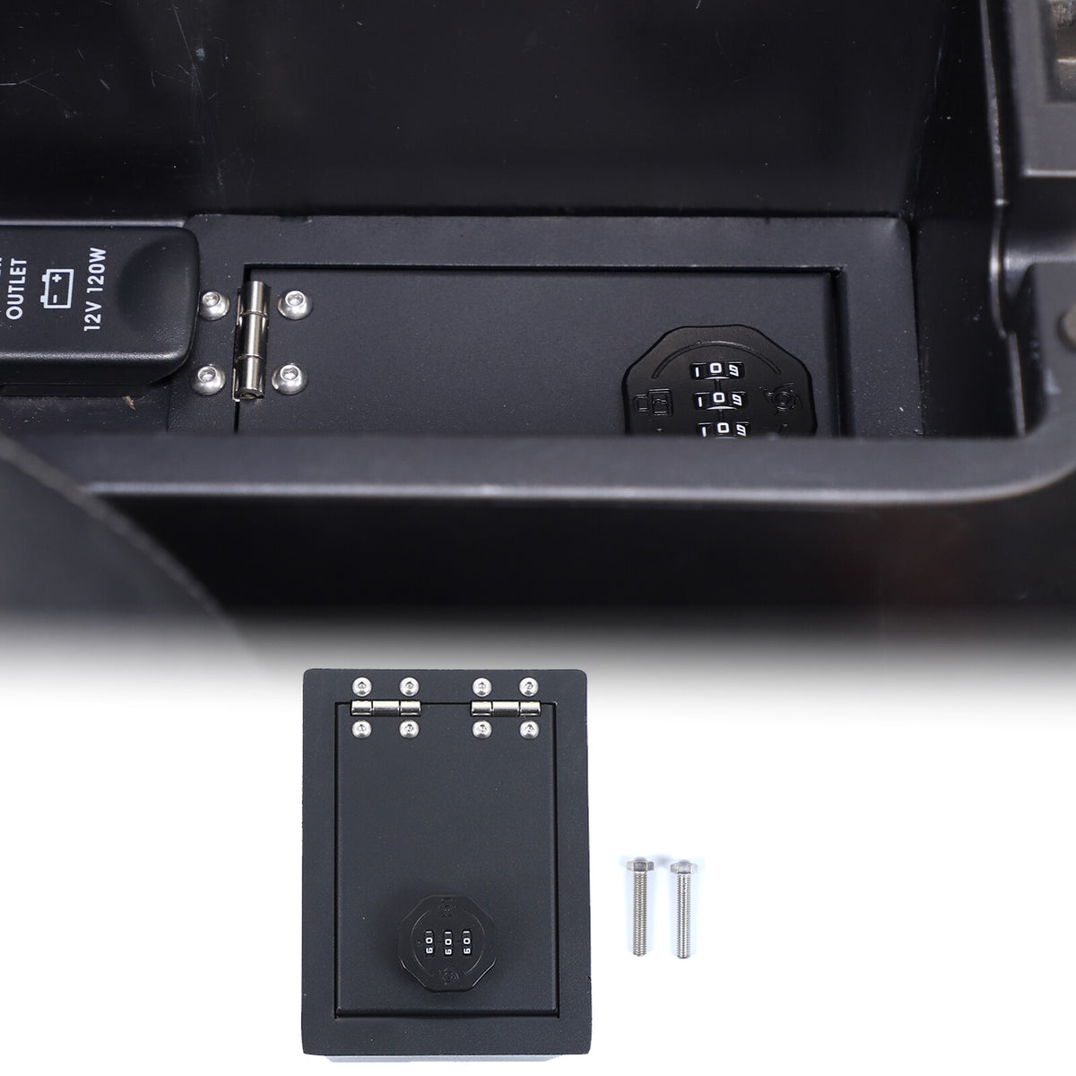 Center Console Safe GUN Storage Lock Box W/ TRAY For Acura RDX 2011-2018 9