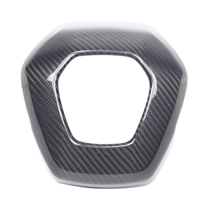 For C8 Corvette Carbon Fiber Steering Wheel Center Surround Cover Set 2020-2026 16