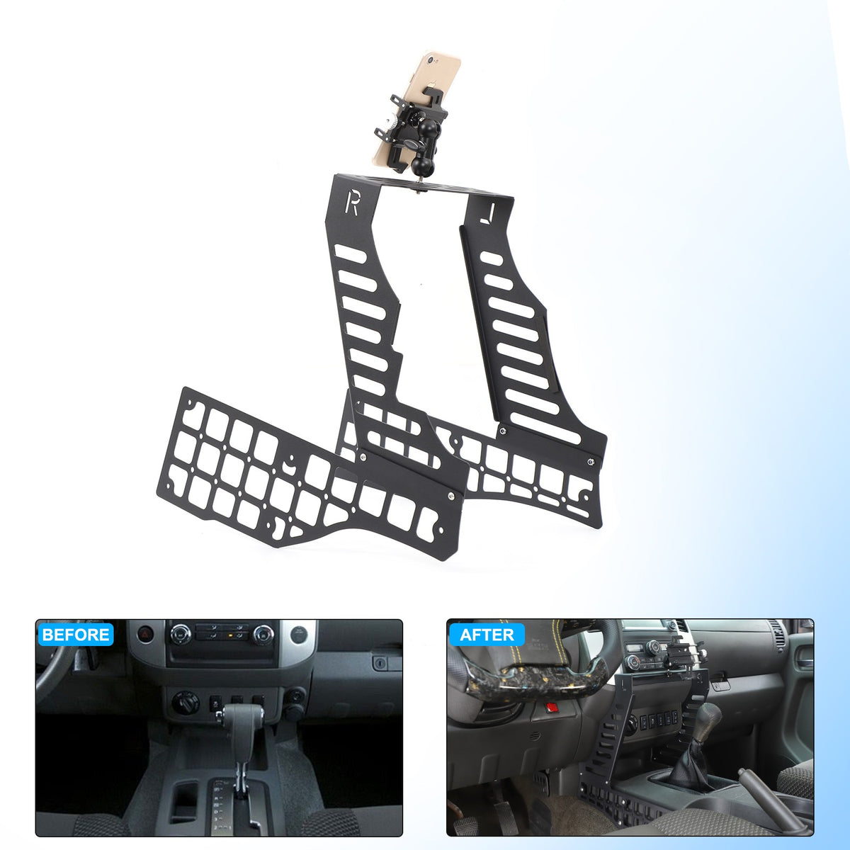 Off-Road Center Multi-Function Extension Platform For Nissan Frontier 2009-2017 10
