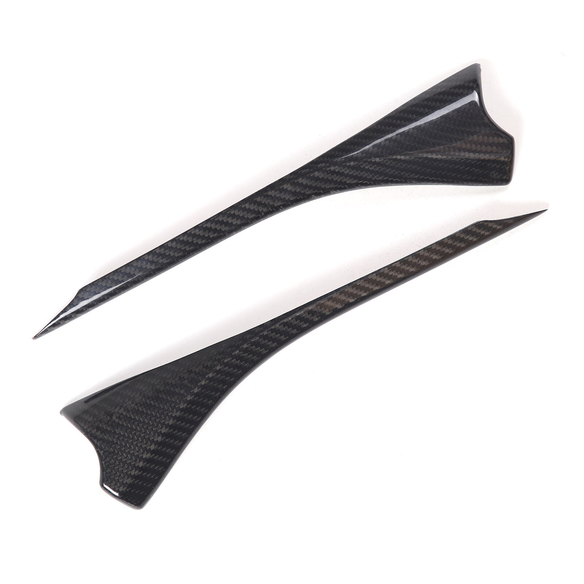 Real Carbon Fiber Center Side Window Dashboard Trim Kit For Corvette C8 20-26 20