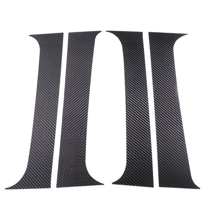 Carbon Fiber Center Door Pillar Post Trim Cover For Nissan Frontier D41 2024+ 5
