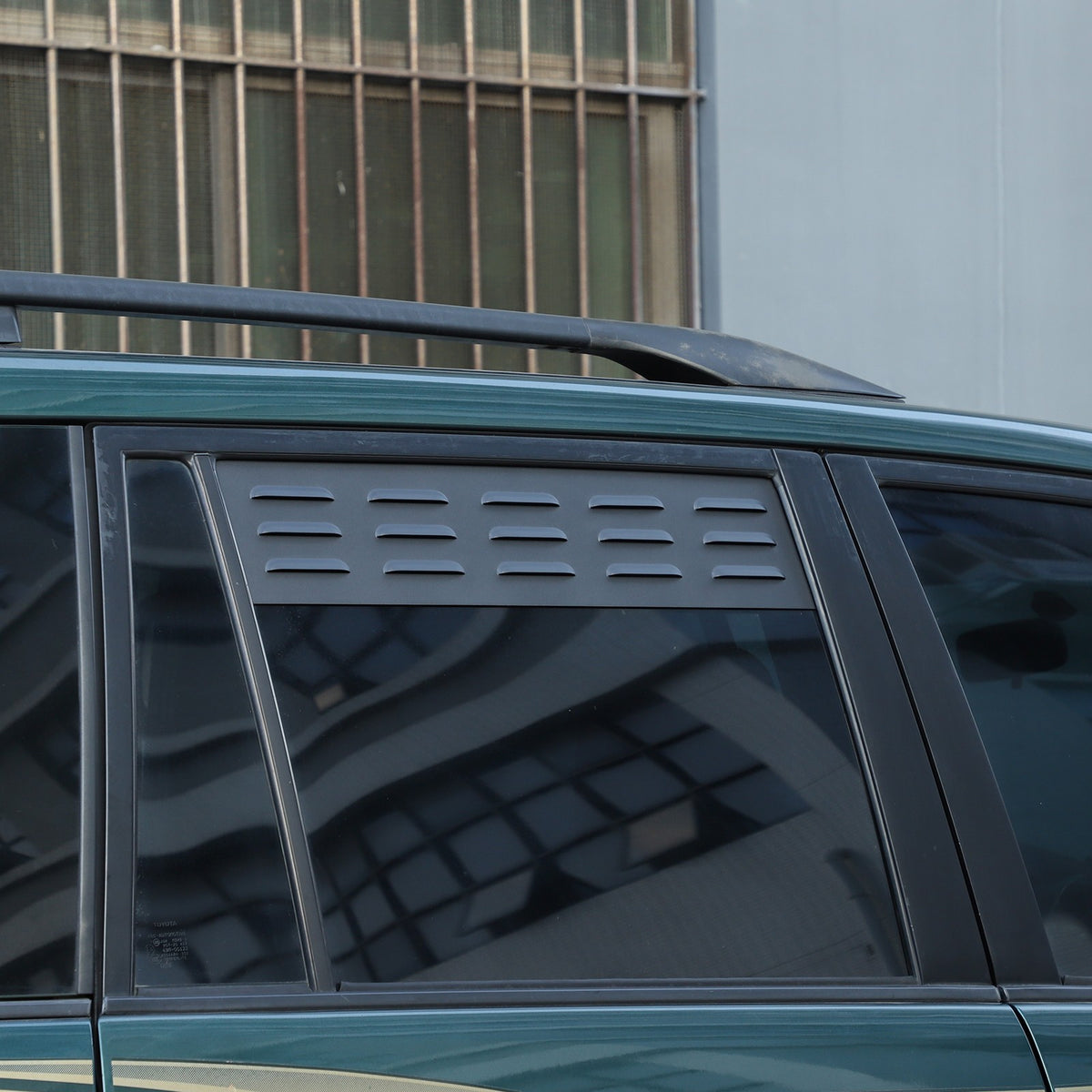 Rear Window Louver Air Vent Trim (Heater Version) For Toyota Prado 2003-2023 19