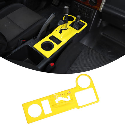 Yellow ABS Shift Panel Frame For Toyota FJ Cruiser 2007-2021 2