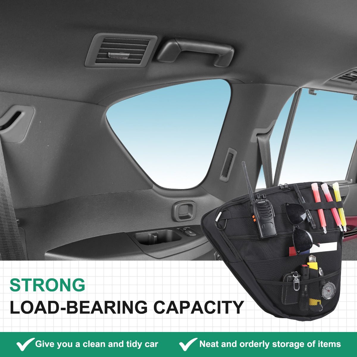 Rear Side Window Storage Bag Tray For Lexus LX J200 2022+ 1