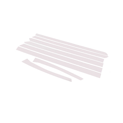 Stick-On Stainless Steel Trim for Top Rail 8Pcs For 2003-2009 Hummer H2 8